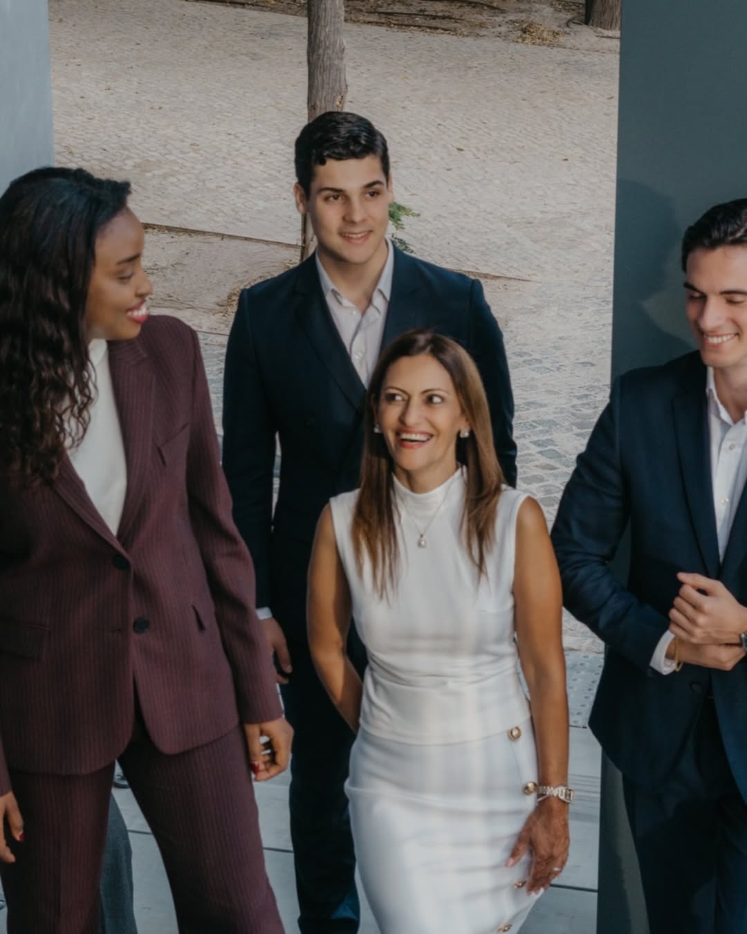 Equipa em momento descontraído